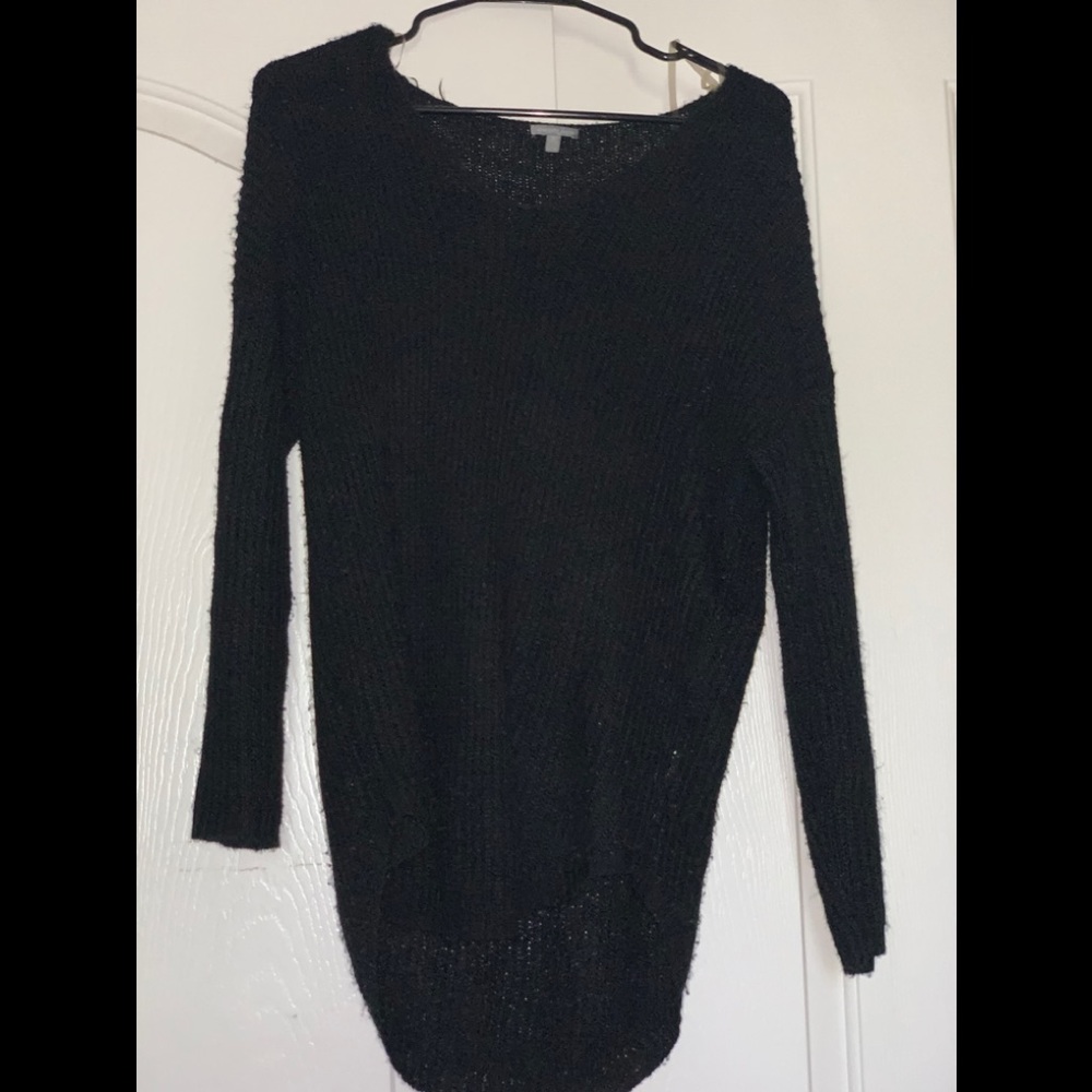 Black long sleeve blouse